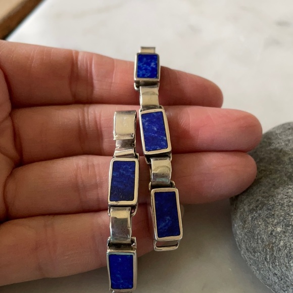 Christin Wolf Lapis Link Vintage Bracelet - Picture 10 of 15
